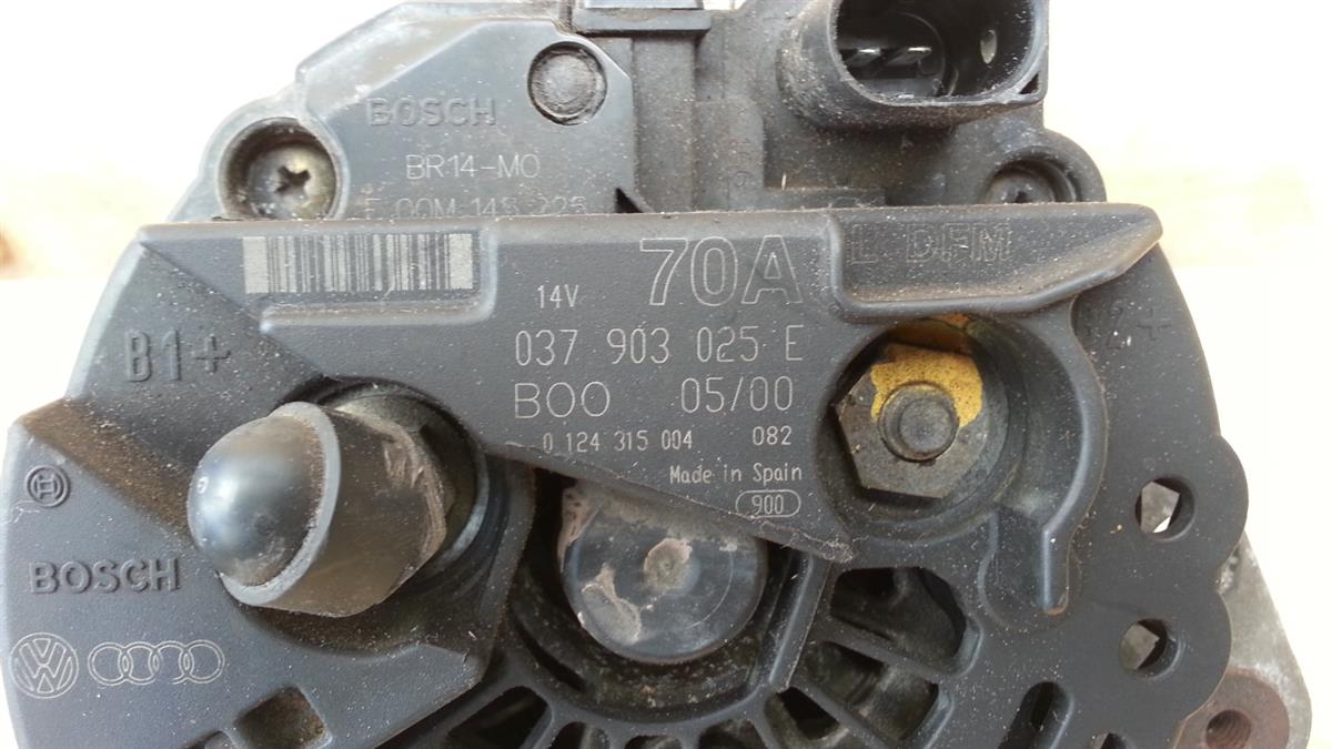 Alternator pentru VW Golf 4 1.4 16Vpiese dezmembrari